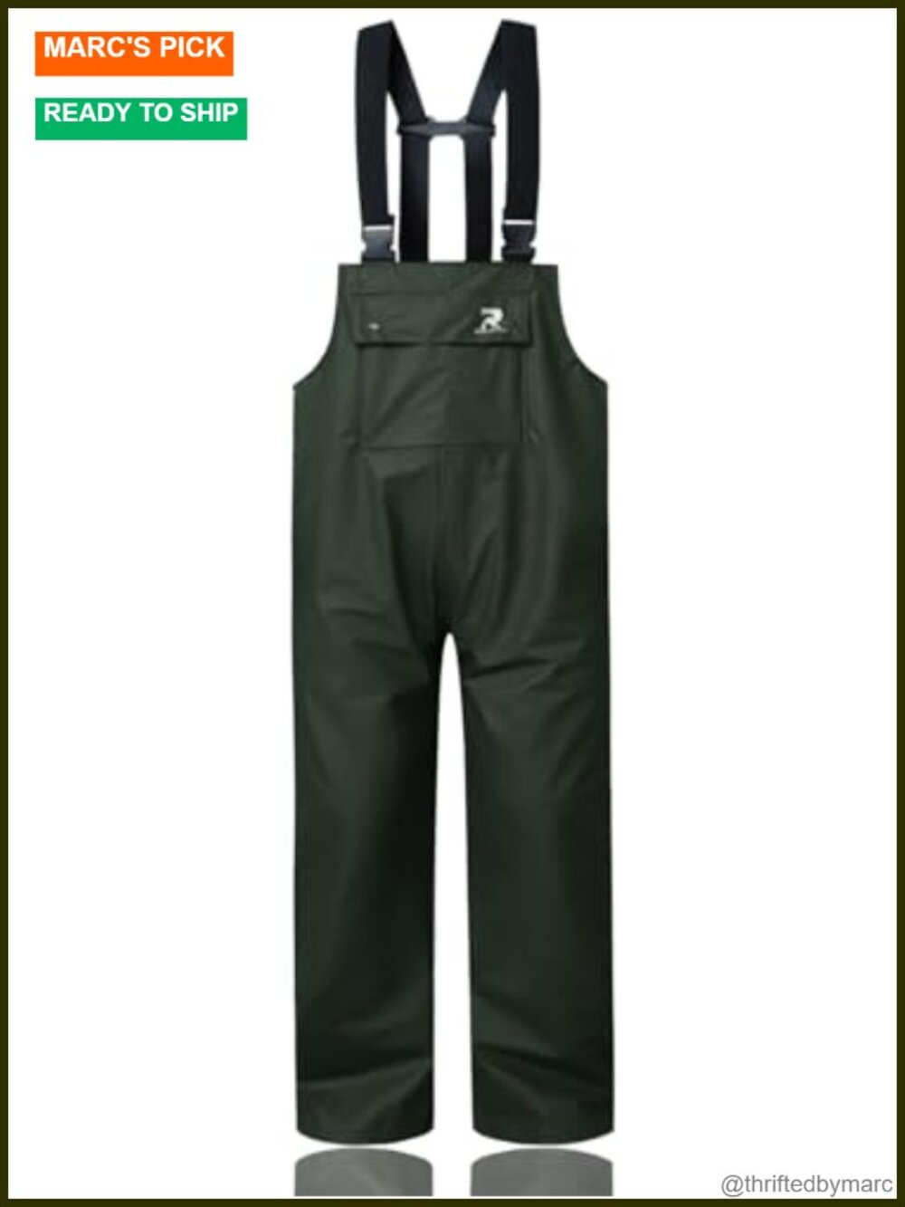 Waterproof Rain Bib Overalls Trousers for Men Women Fishing Hunting